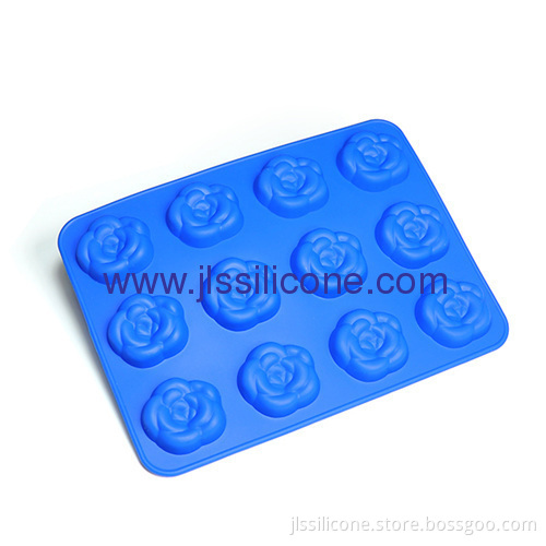 Rose Shaped Silicone Chocolate Molds Or Ice Maker Mold